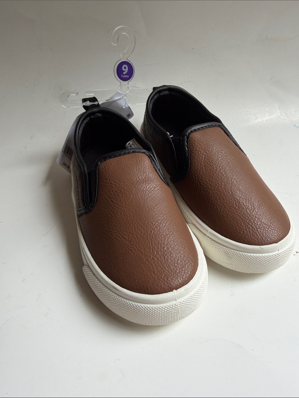 Carter's toddler boys Penny loafer in brown size 9 NWT